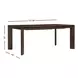 West End Saddle Brown 90" Extendable Rectangular Butterfly Leaf Dining Table