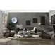 Porchester Distress Chocolate Leather 94" Sofa
