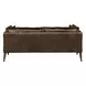 Porchester Distress Chocolate Leather Living Room Set