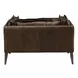 Porchester Distress Chocolate Leather Living Room Set