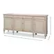 Lilac White 4 Door Sideboard