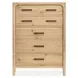 Somerset Butternut 5 Drawer Chest