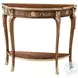 Ram's Head Ramsey Mahogany Half Circle 40" Console Table
