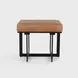 Calvin Sedona Brown Leather Upholstered Stool