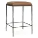Bose Sedona Brown Leather Upholstered Counter Height Stool