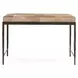 Achen Canyon Sand Leather Upholstered 28" Accent Bench