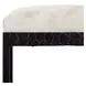 Bose Dusty Cream Leather Upholstered Counter Height Stool