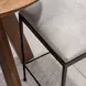 Bose Dusty Cream Leather Upholstered Counter Height Stool