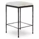 Bose Dusty Cream Leather Upholstered Counter Height Stool