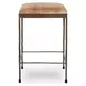 Bose Canyon Sand Leather Upholstered Counter Height Stool