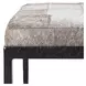 Achen Sparrow Gray Leather Upholstered 60" Accent Bench