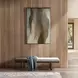 Brooklyn Coco Latte and Beige Leather Upholstered 70" Accent Bench