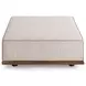 Ellerie Latte Square Ottoman