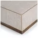 Ellerie Latte Square Ottoman
