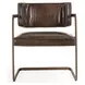 Fonda Truffle Brown Leather Upholstered Dining Chair