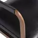 Fonda Jet Black Leather Upholstered Dining Chair