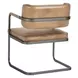 Fonda Adobe Tan Leather Upholstered Dining Chair