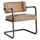 Fonda Adobe Tan Leather Upholstered Dining Chair