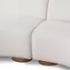 Octavia Ivory 2 Piece Modular Sectional with Pillows
