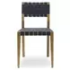 Orlando Mossed Brown Upholstered Dining Chair Set of 2
