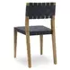 Orlando Mossed Brown Upholstered Dining Chair Set of 2