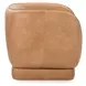 Rinner Tan Leather Upholstered Accent Chair