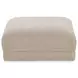 Adalynne Buttermilk Square Ottoman