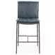 Mayer Ocean Blue Leather Upholstered Counter Height Stool