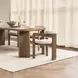 Labelle Tan Oak Upholstered Dining Chair