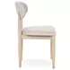 Tiber Cream Washed Upholstered Dining Chair Set of 2
