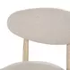 Tiber Cream Washed Upholstered Dining Chair Set of 2