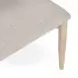 Tiber Cream Washed Upholstered Dining Chair Set of 2