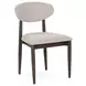 Tiber Toasted Brown Upholstered Dining Chair Set of 2