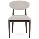 Tiber Toasted Brown Upholstered Dining Chair Set of 2