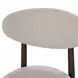 Tiber Toasted Brown Upholstered Dining Chair Set of 2
