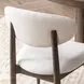 Tiber Toasted Brown Upholstered Dining Chair Set of 2