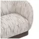 Rinner Cocoa Cream Upholstered Accent Chair