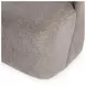 Senna Smoke Taupe Upholstered Dining Chair with Casters