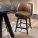 Della Camel Counter Height Stool