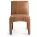 Liliana Tan Leather Upholstered Dining Chair
