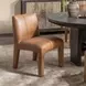 Liliana Tan Leather Upholstered Dining Chair