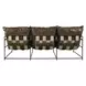 Palermo Chestnut Leather 95" Sofa