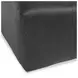 Gabriel Black Leather Upholstered Accent Chair