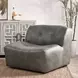 Gabriel Storm Gray Leather Upholstered Accent Chair