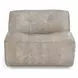 Gabriel Overcast Gray Leather Upholstered Accent Chair