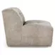 Gabriel Overcast Gray Leather Upholstered Accent Chair