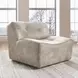 Gabriel Overcast Gray Leather Upholstered Accent Chair