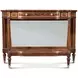 TA Originals Ramsey Mahogany and Gold Rectangular The Fine Mirror Back Console Table