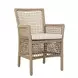 Brisbane White Upholstered Outdoor Dining Chair