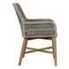 Marley White Upholstered Outdoor Dining Chair